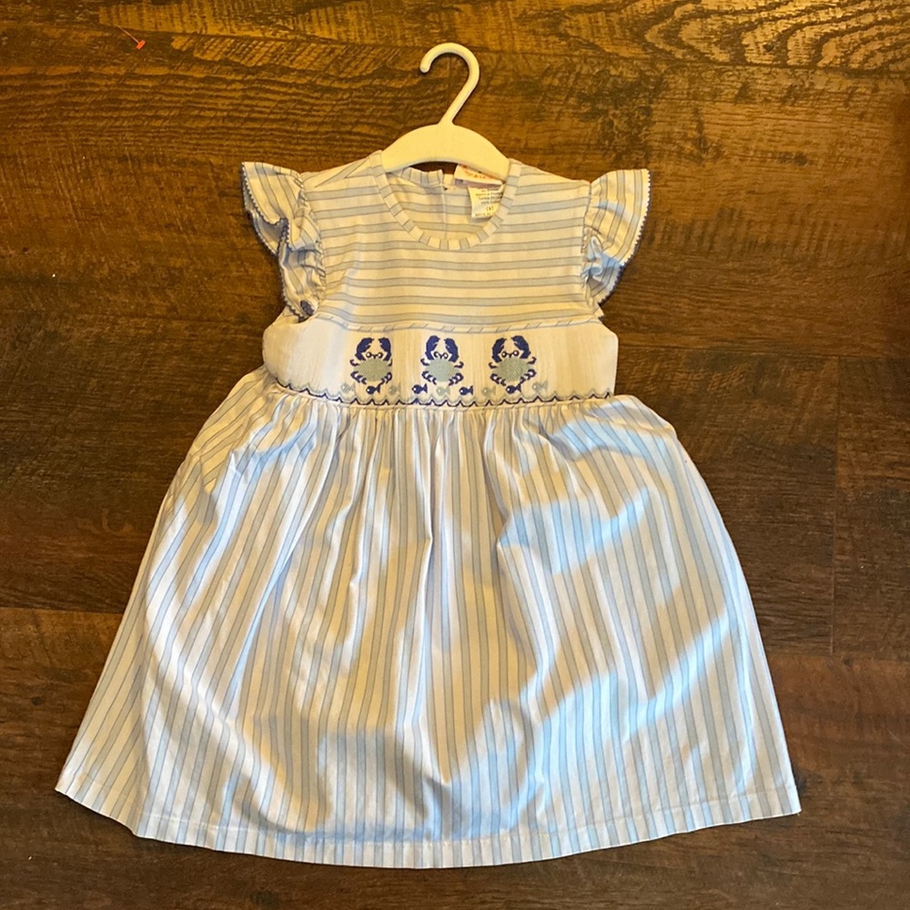 Crab shrimp and grits dress
